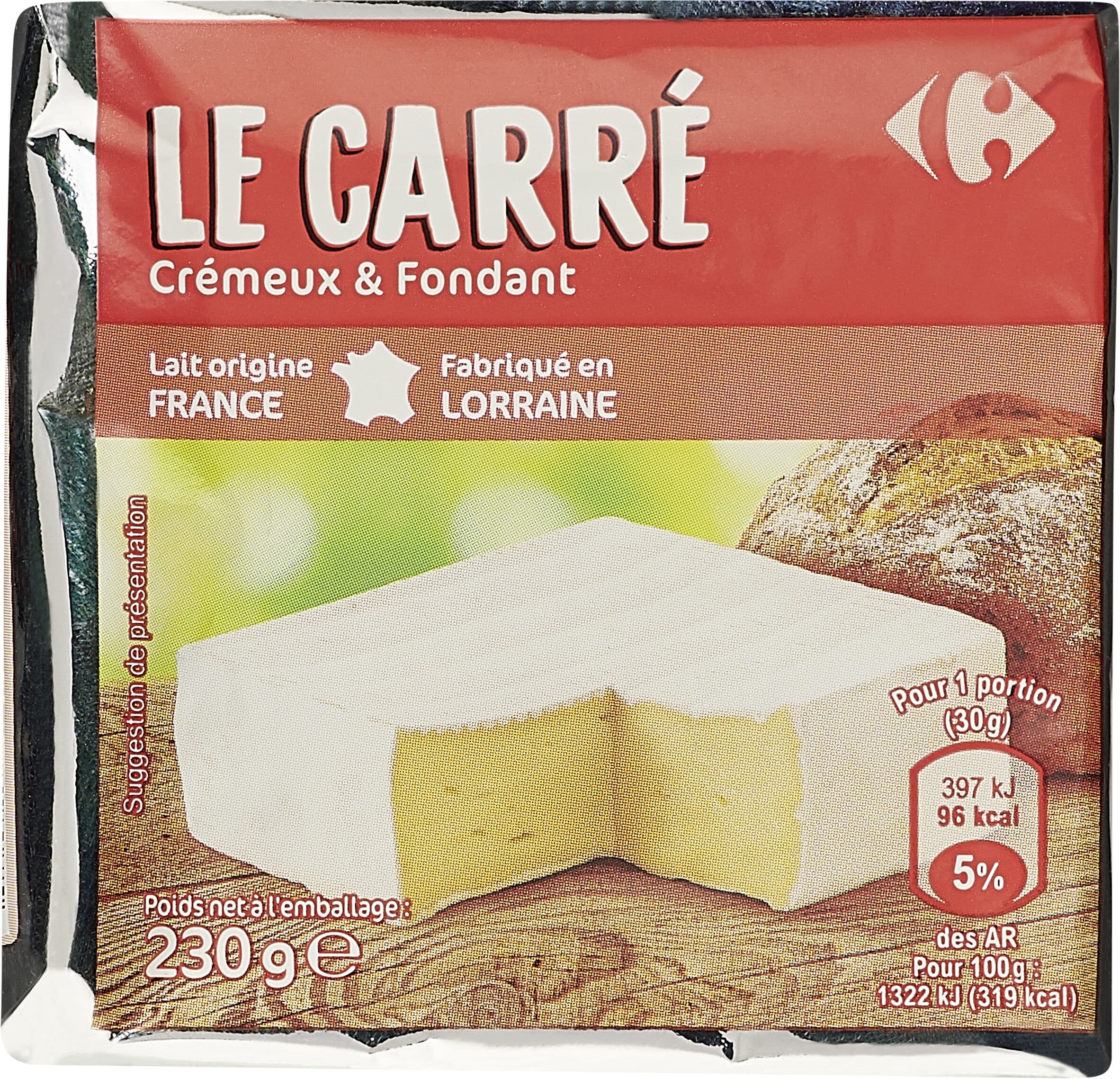 Carrefour Fromage Le Carré crémeux & fondant packshot