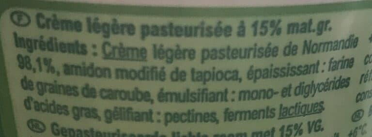 Carrefour Crème fraîche épaisse Légère packshot