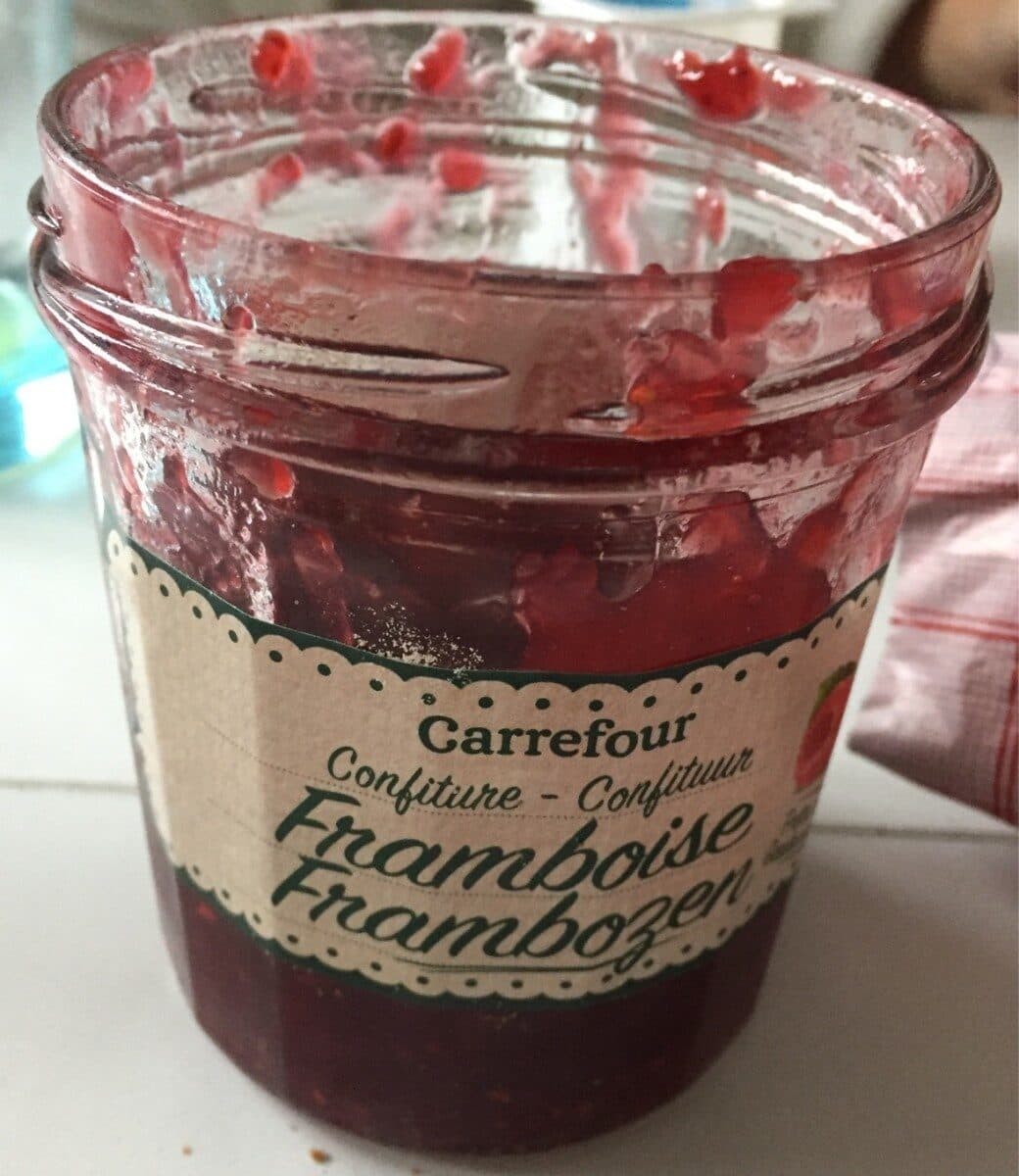 Carrefour Confiture Framboises packshot