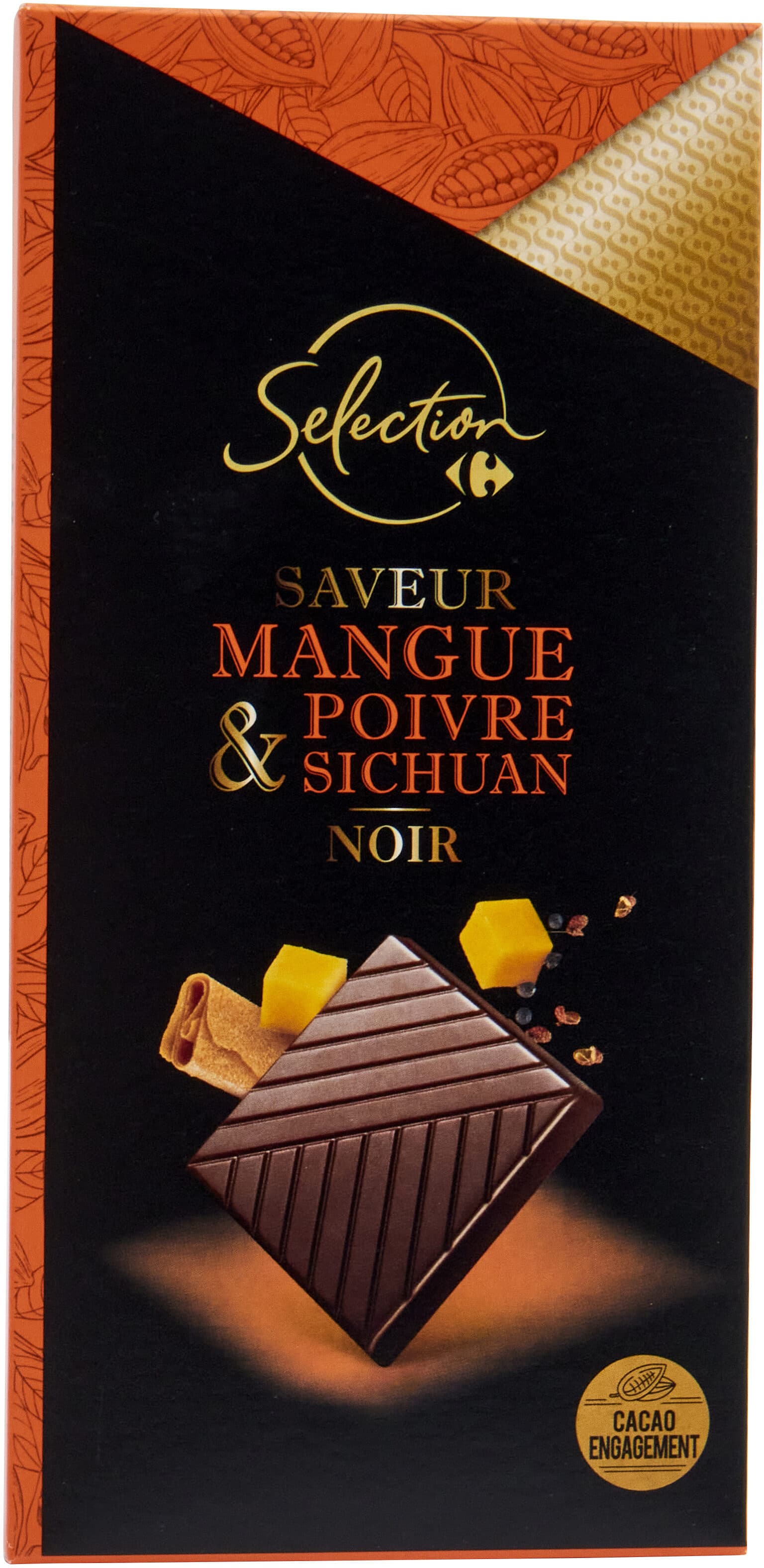 Carrefour Saveur mangue & poivre sichuan noir packshot