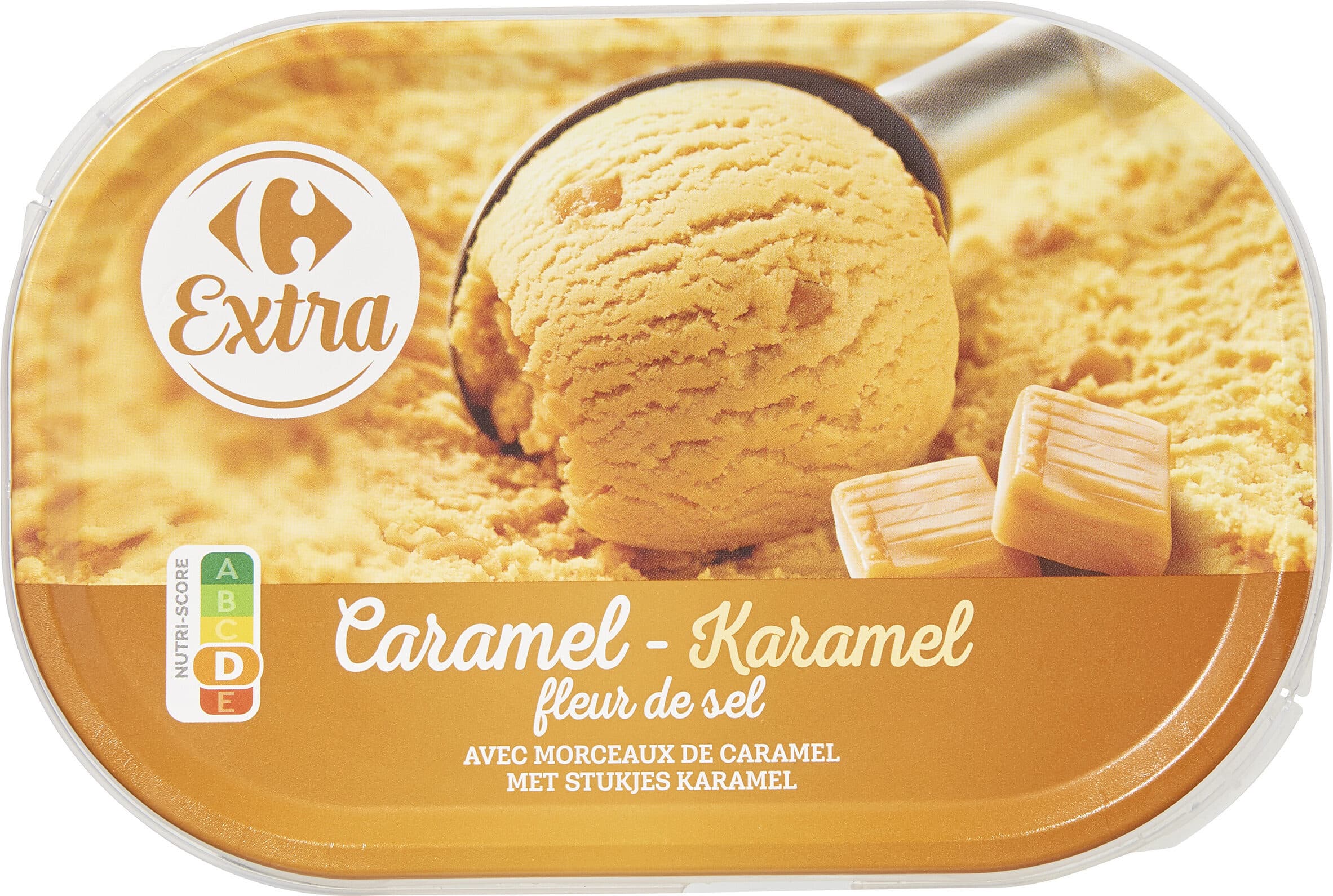 Carrefour Caramel fleur de sel packshot