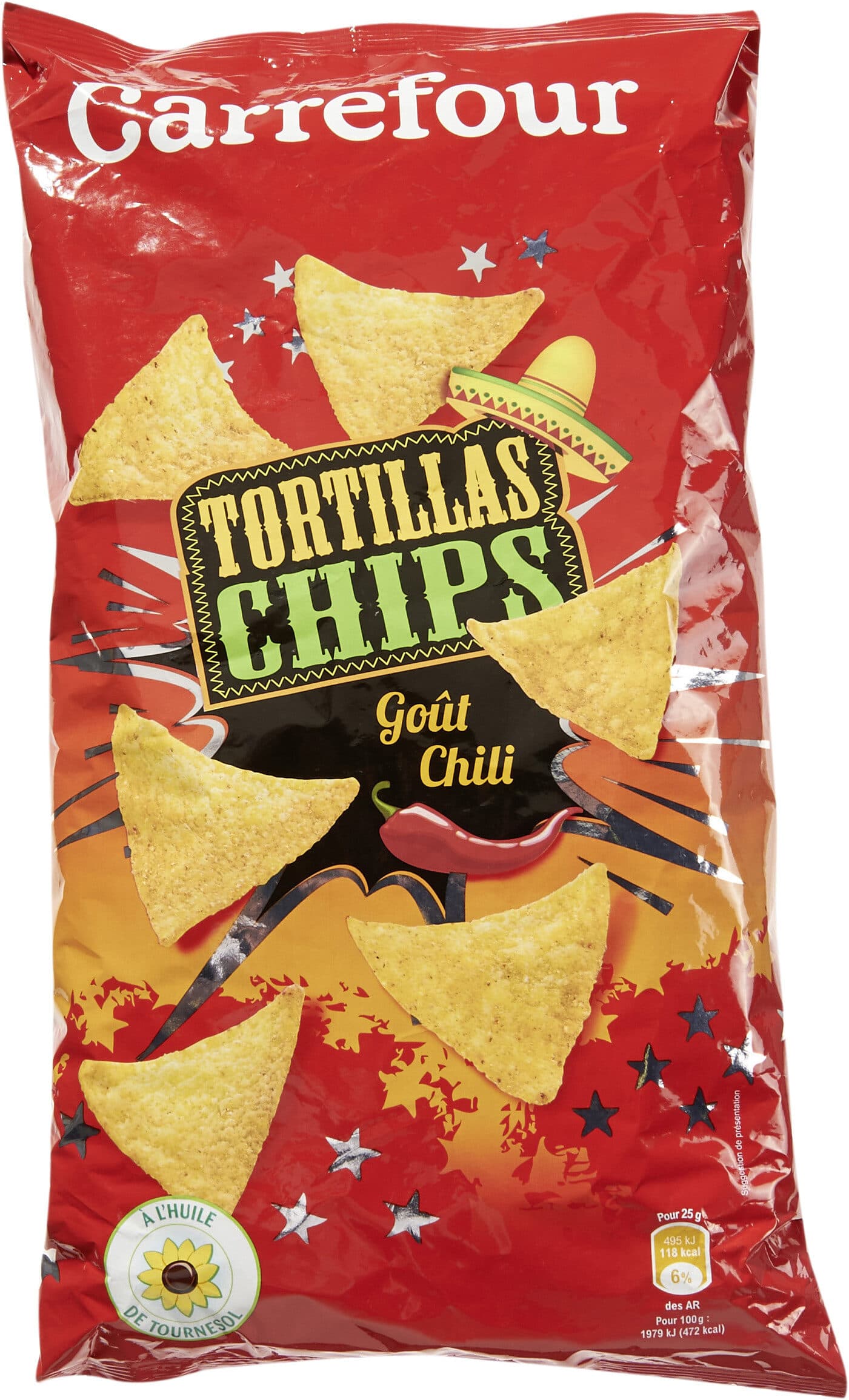 Carrefour Tortillas Chips packshot