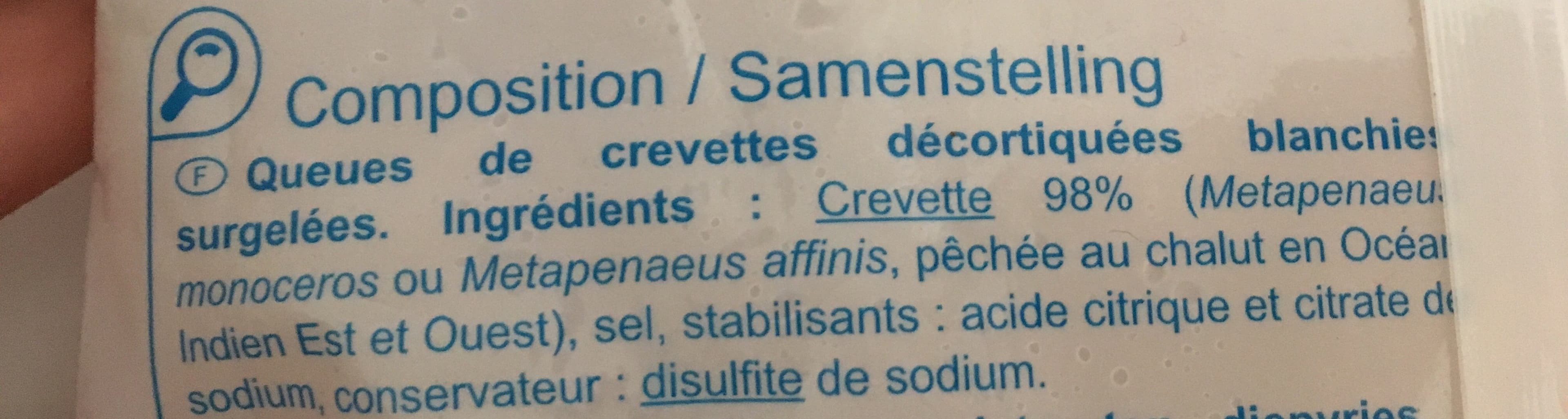Open Food Facts Queus de crevettes packshot