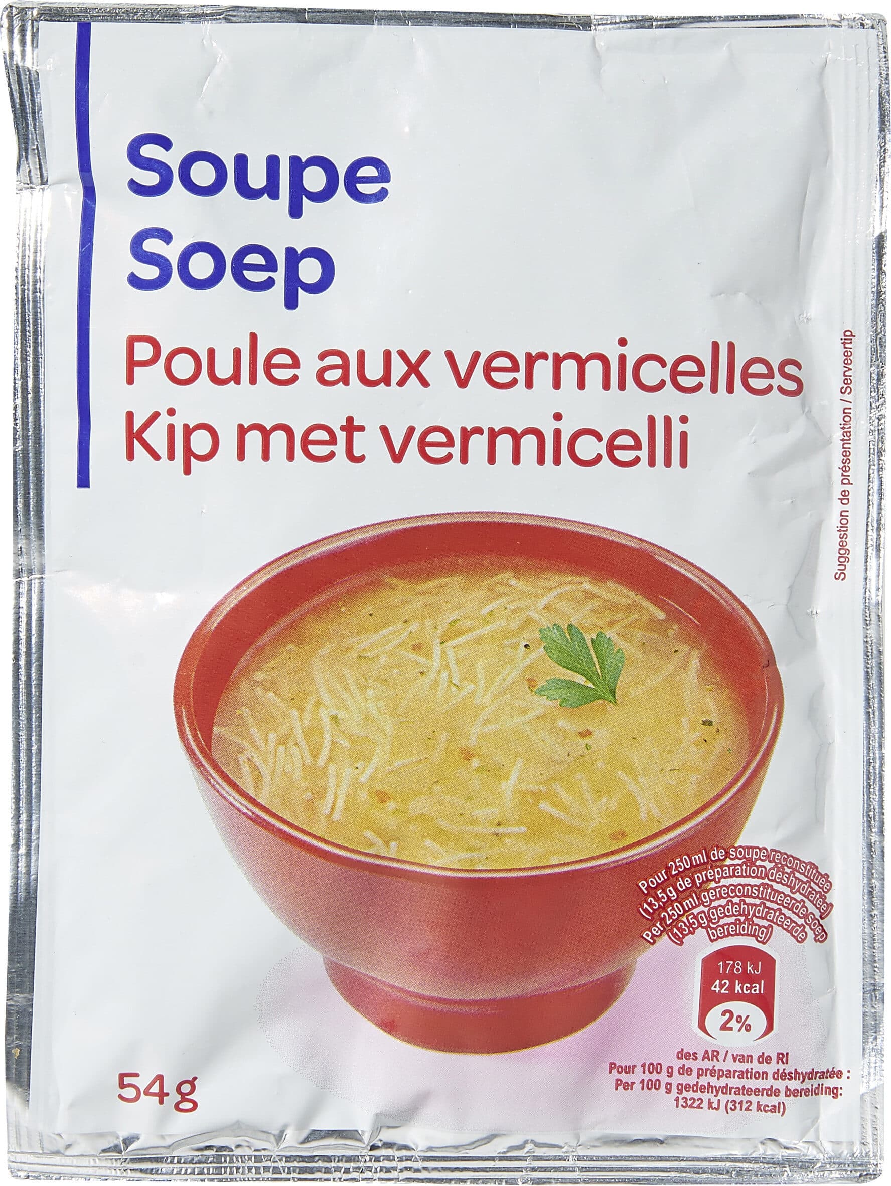 Carrefour Poule AUX Vermicelles packshot