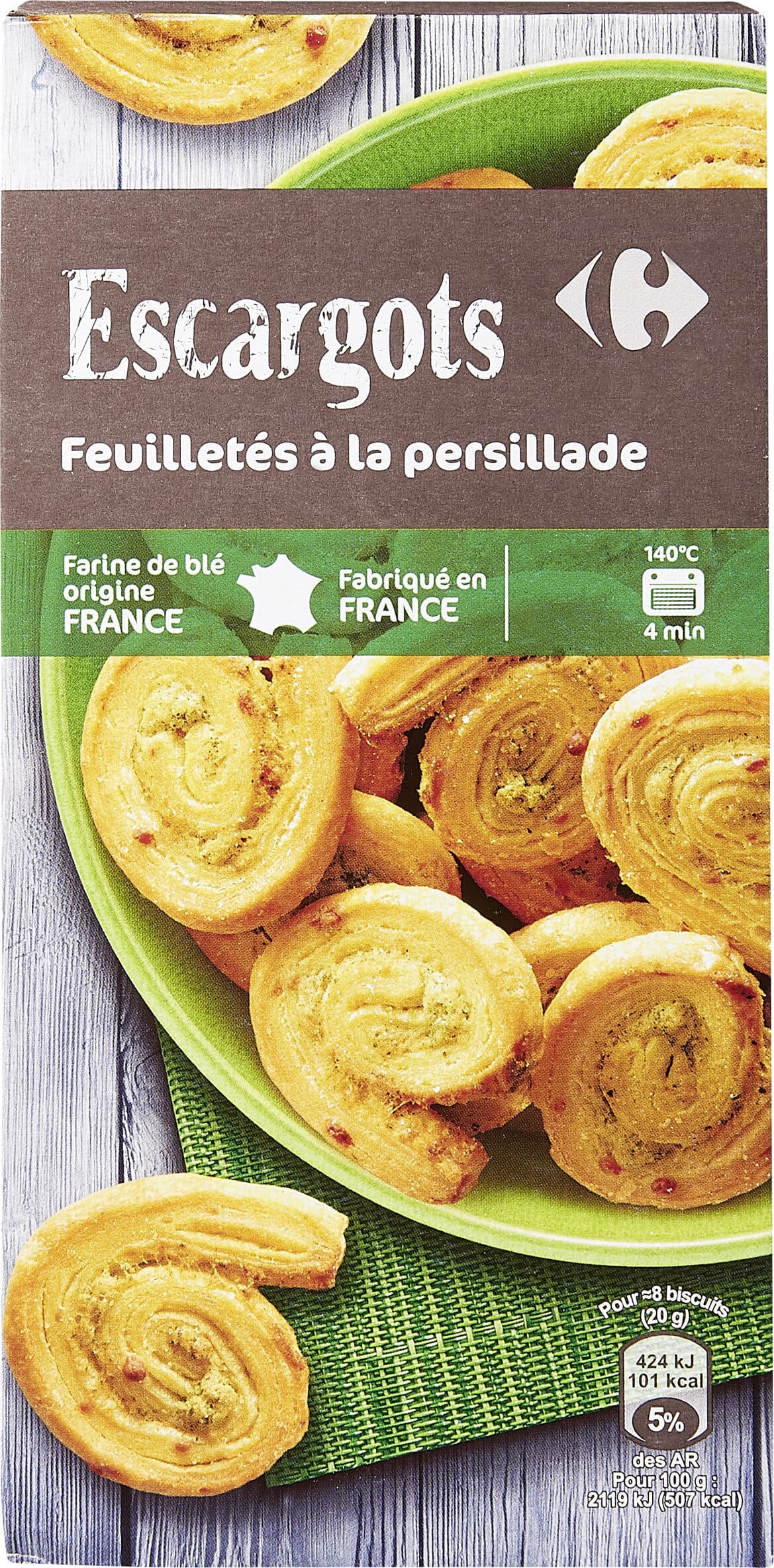 Carrefour Crunchy Roll's packshot