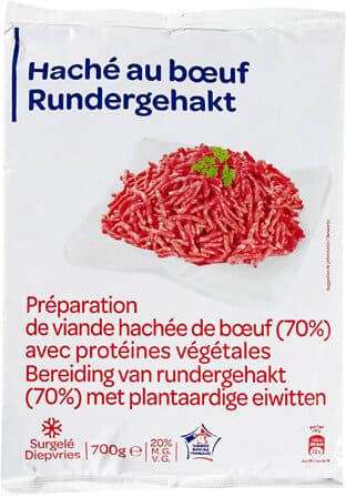 Carrefour Haché au boeuf packshot