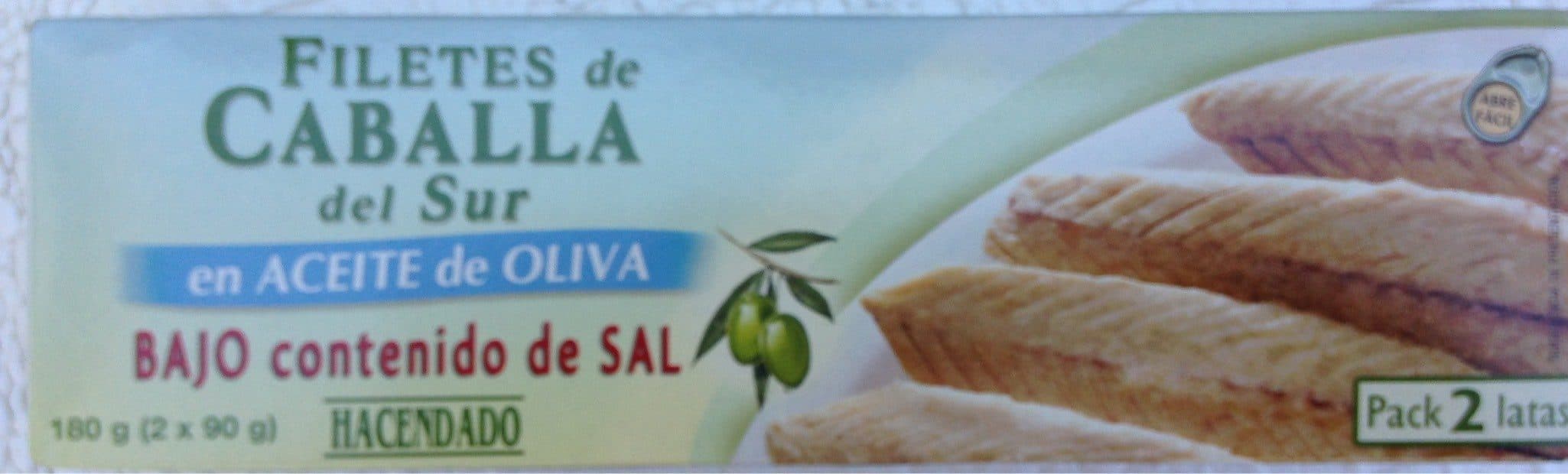 Open Food Facts Filetes de Caballa del Sur packshot