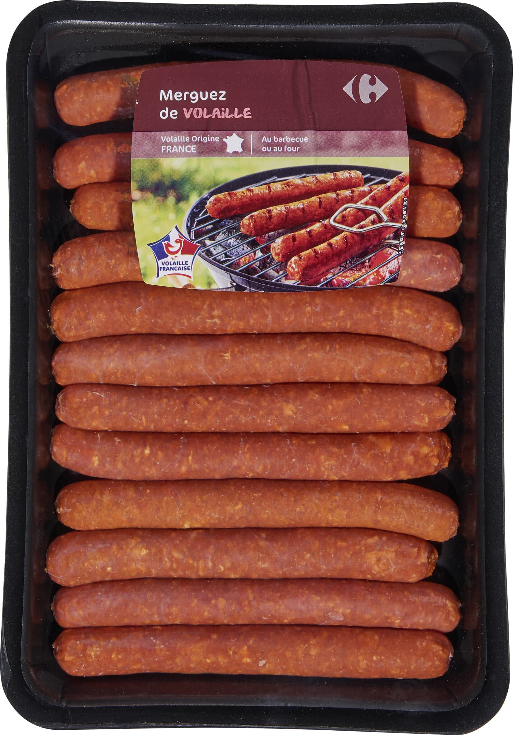Carrefour Saucisses de volaille packshot