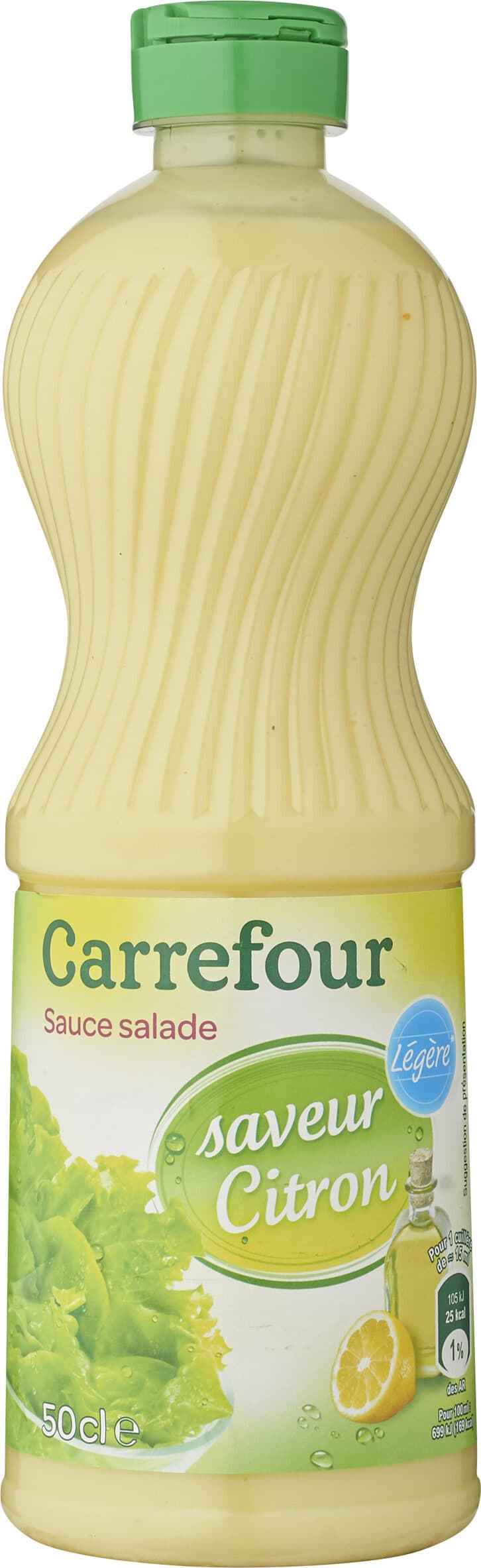 Carrefour Sauce salade légère à l'huile d'Olive et au Citron packshot
