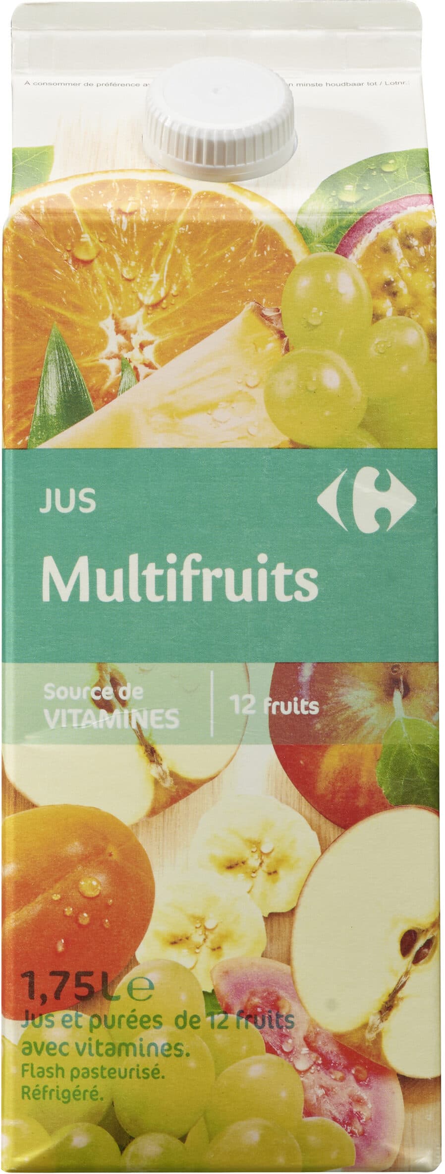 Carrefour Multivitamines 12 fruits packshot