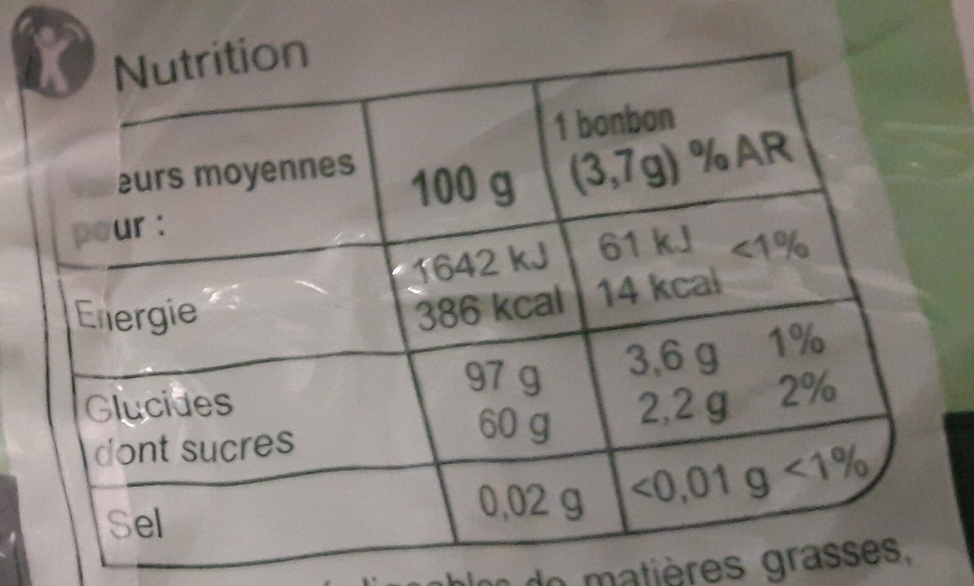 Carrefour BONBONS SAVEUR Sève de pin packshot