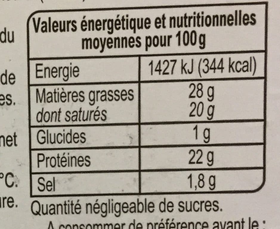 Carrefour Tomme des pyrénées packshot