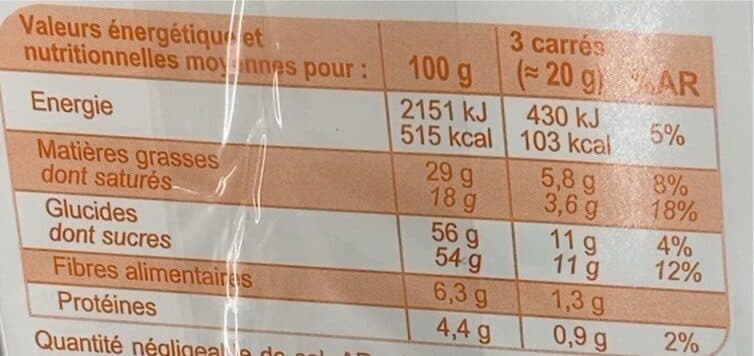 Carrefour 3 Tablettes de Chocolat Noir packshot