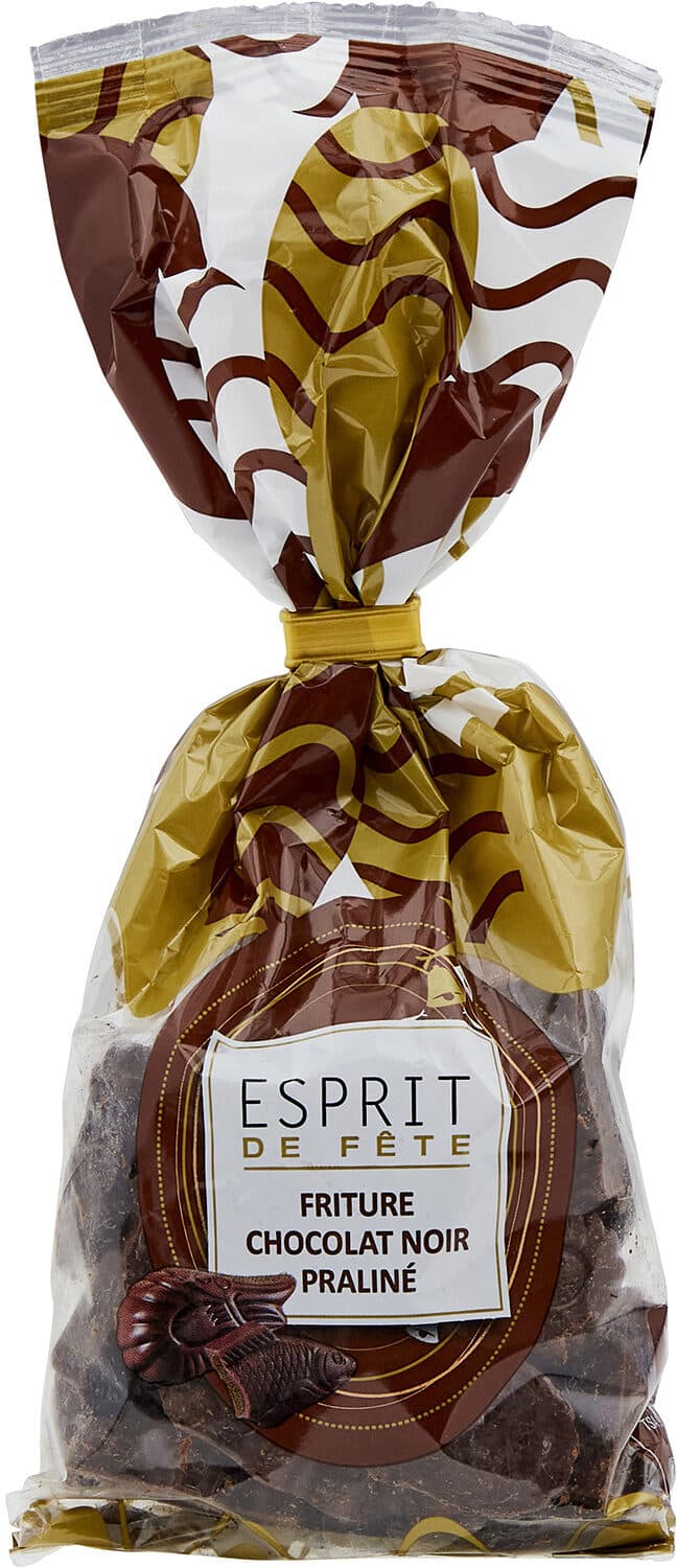 Carrefour Friture noir praliné packshot