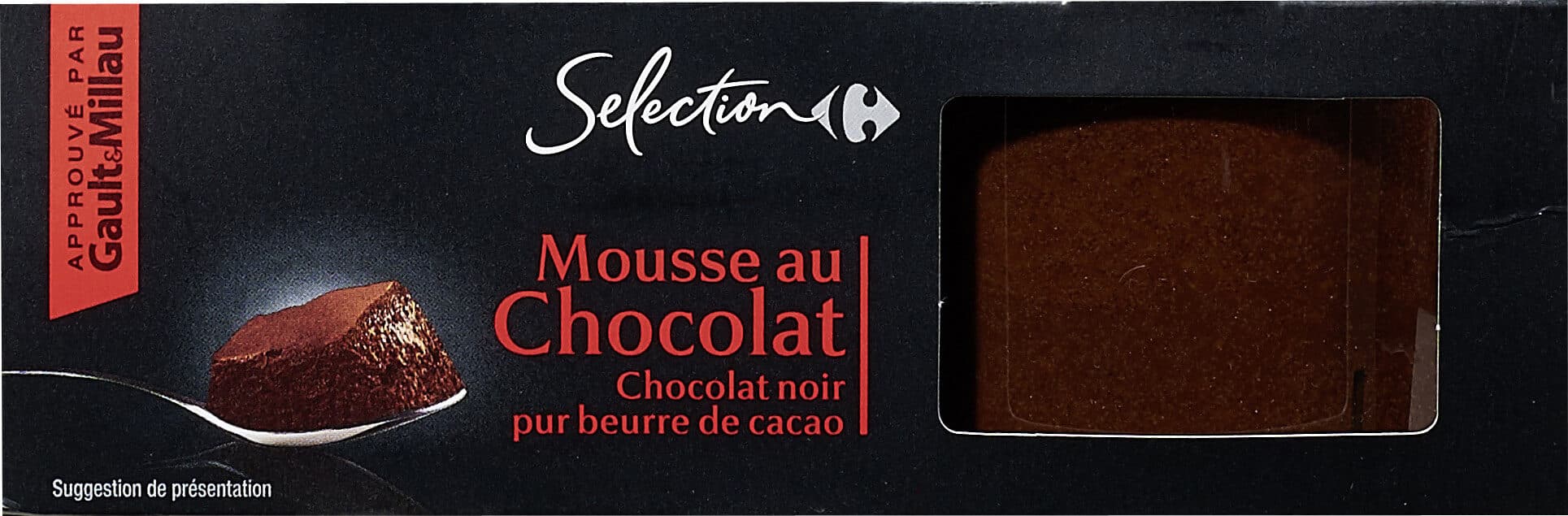 Carrefour Mousse au Chocolat Noir packshot