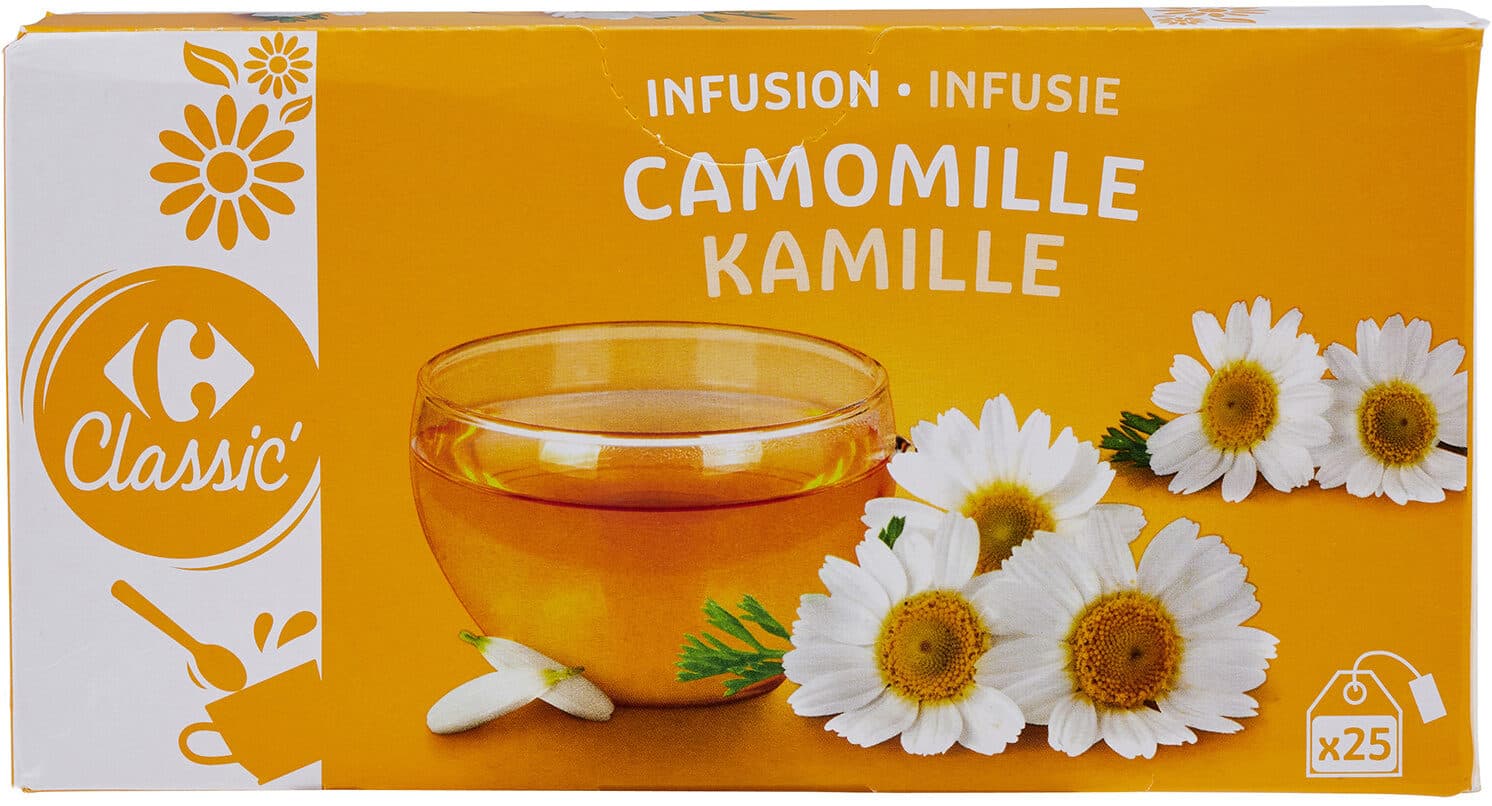 Carrefour infusion camomille packshot