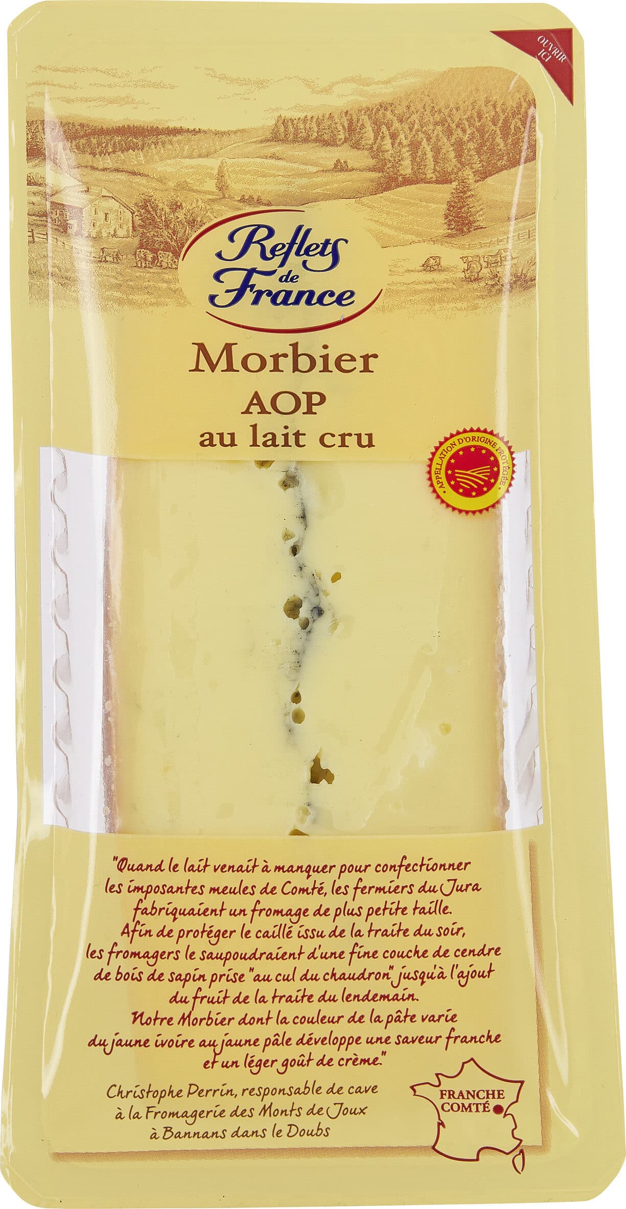 Carrefour Morbier AOP au lait cru packshot