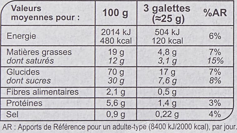 Carrefour Les Galettes packshot