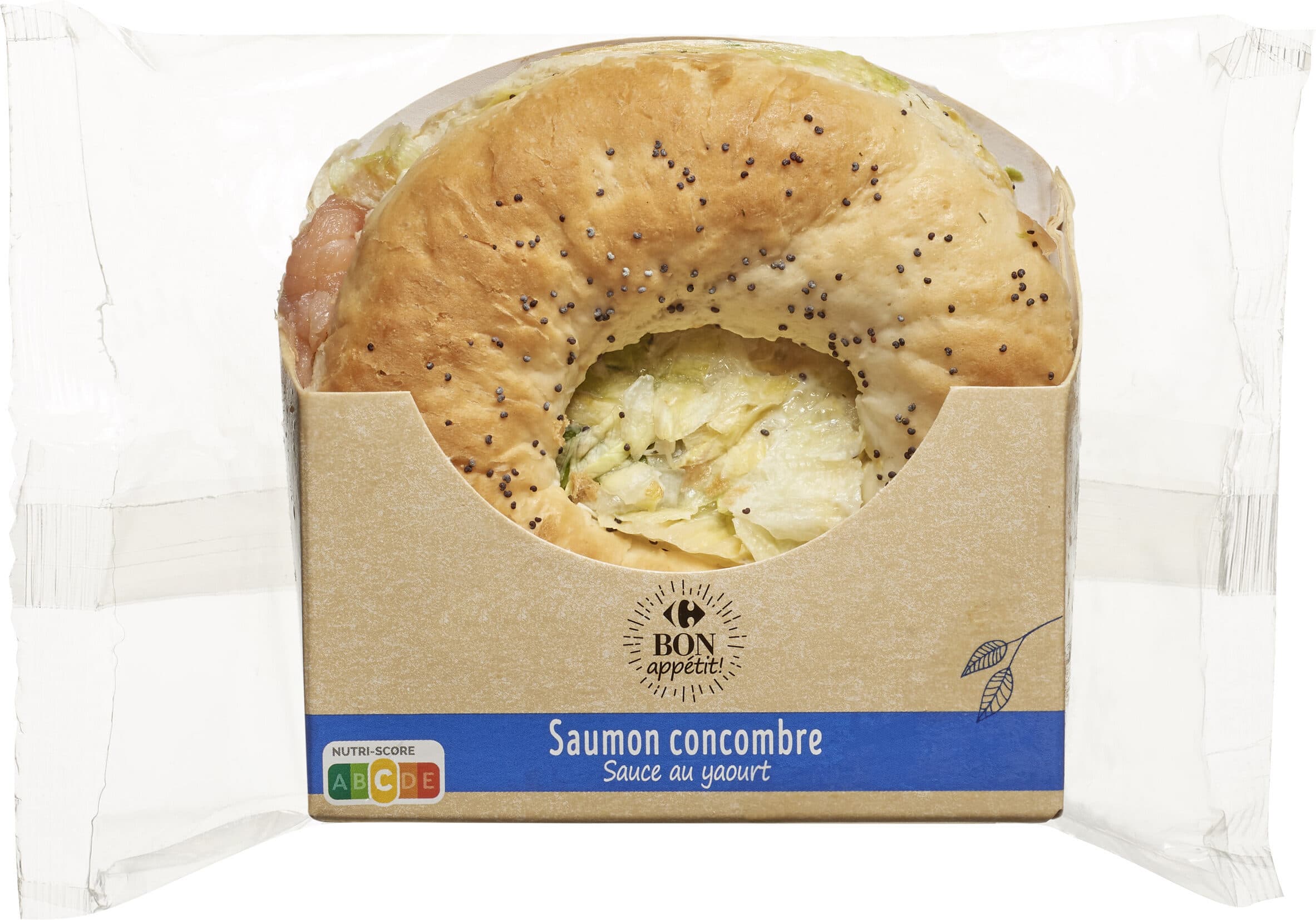 Bon App Bagel Saumon Concombre Sauce au Yaourt packshot