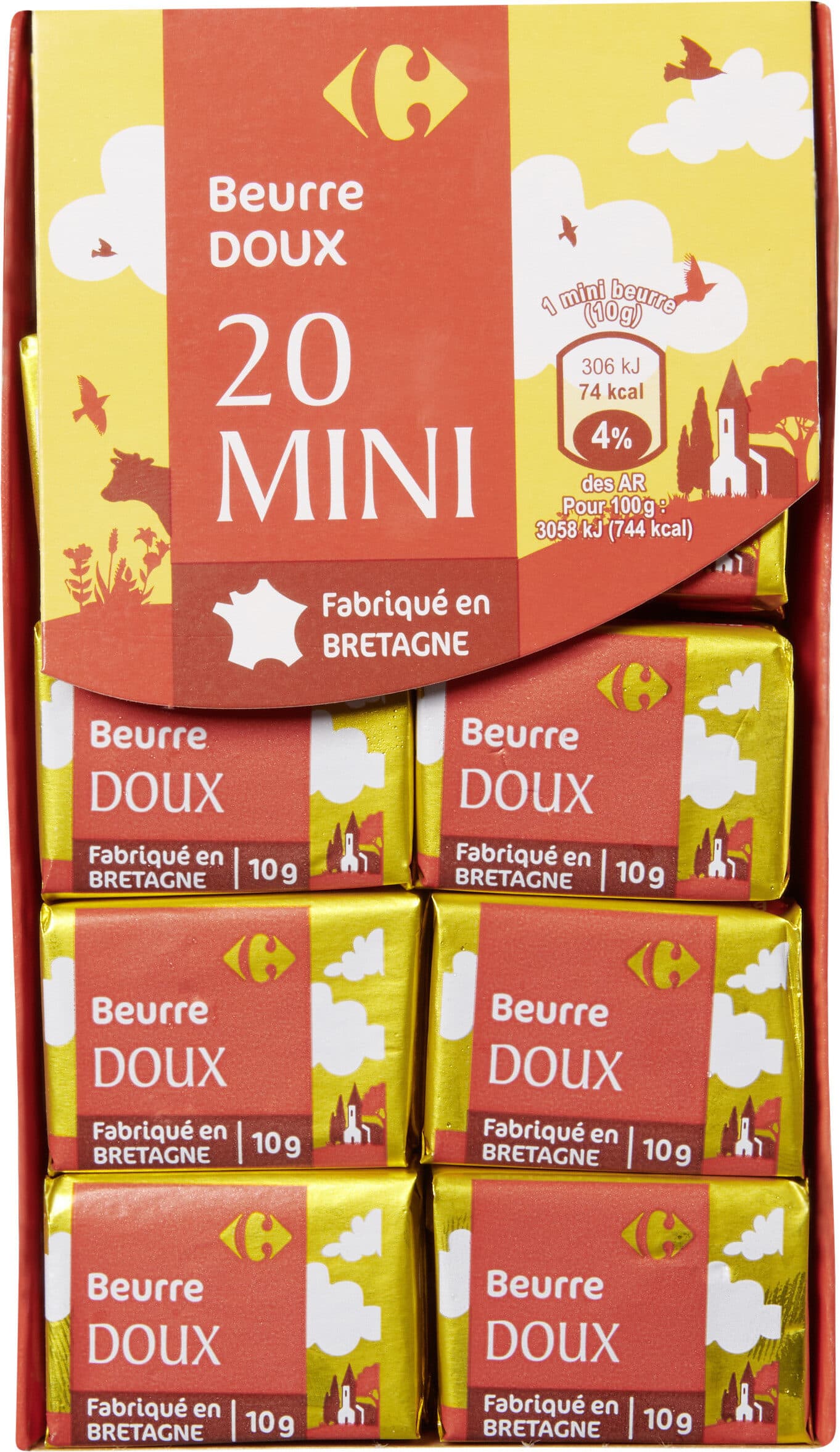 Carrefour Mini-beurre doux packshot