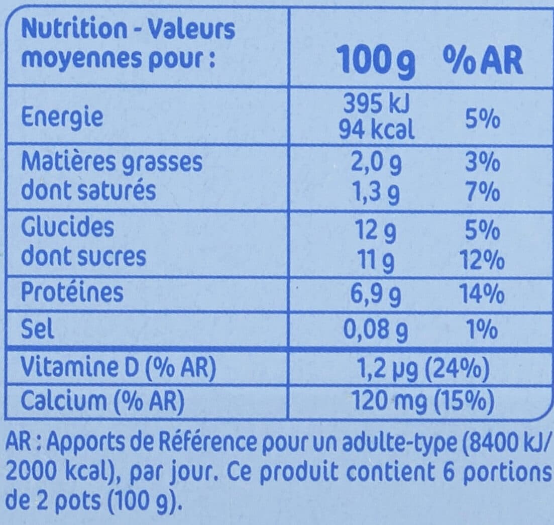 Carrefour Fromage frais aux fruits packshot