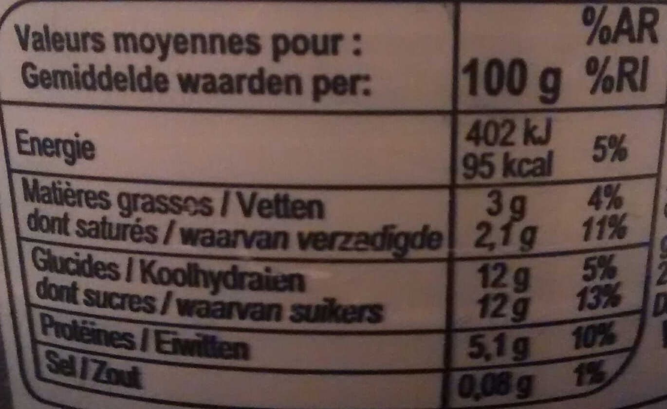 Carrefour Fromage blanc framboise packshot