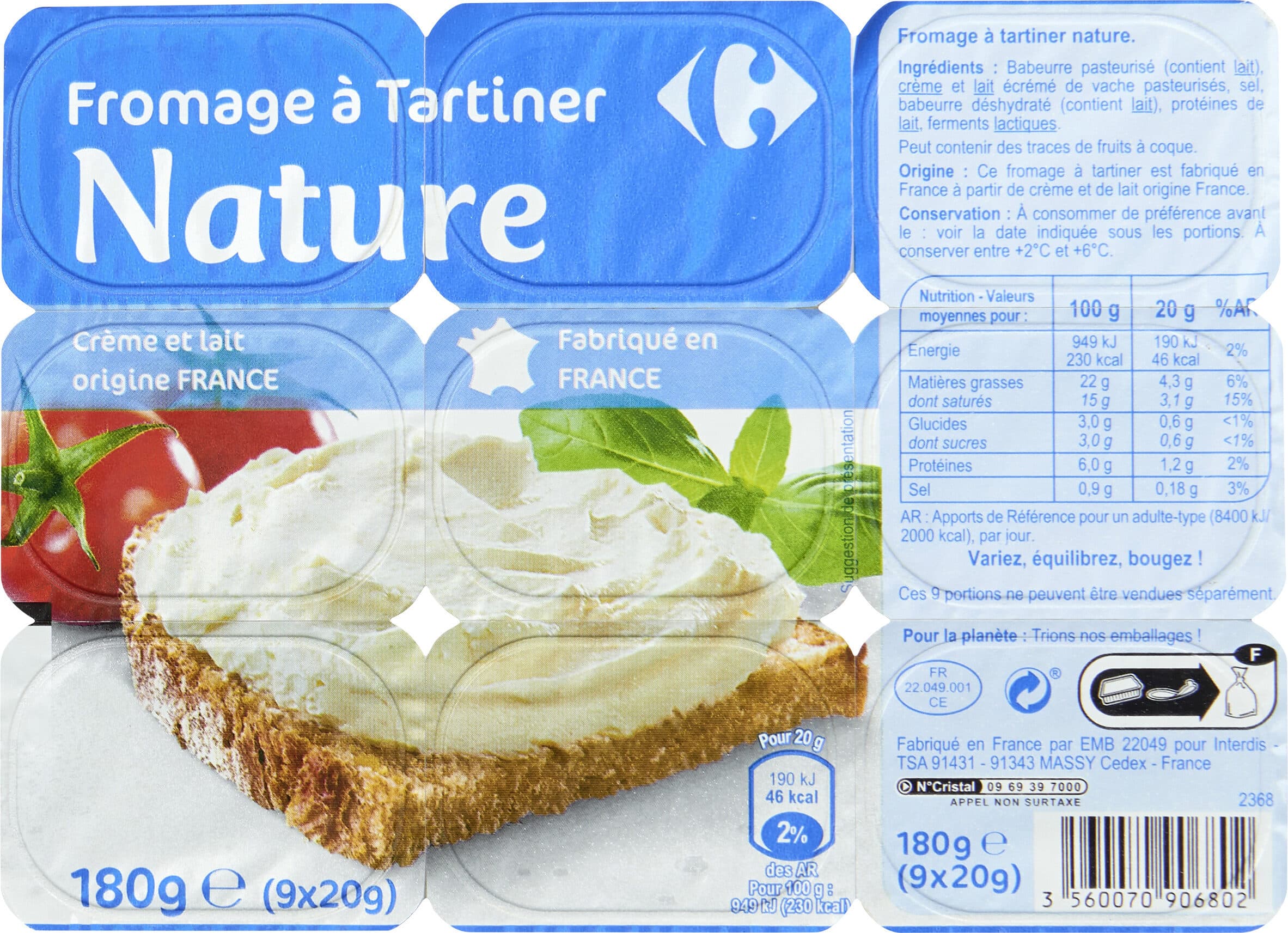 Carrefour Tart'Bon packshot