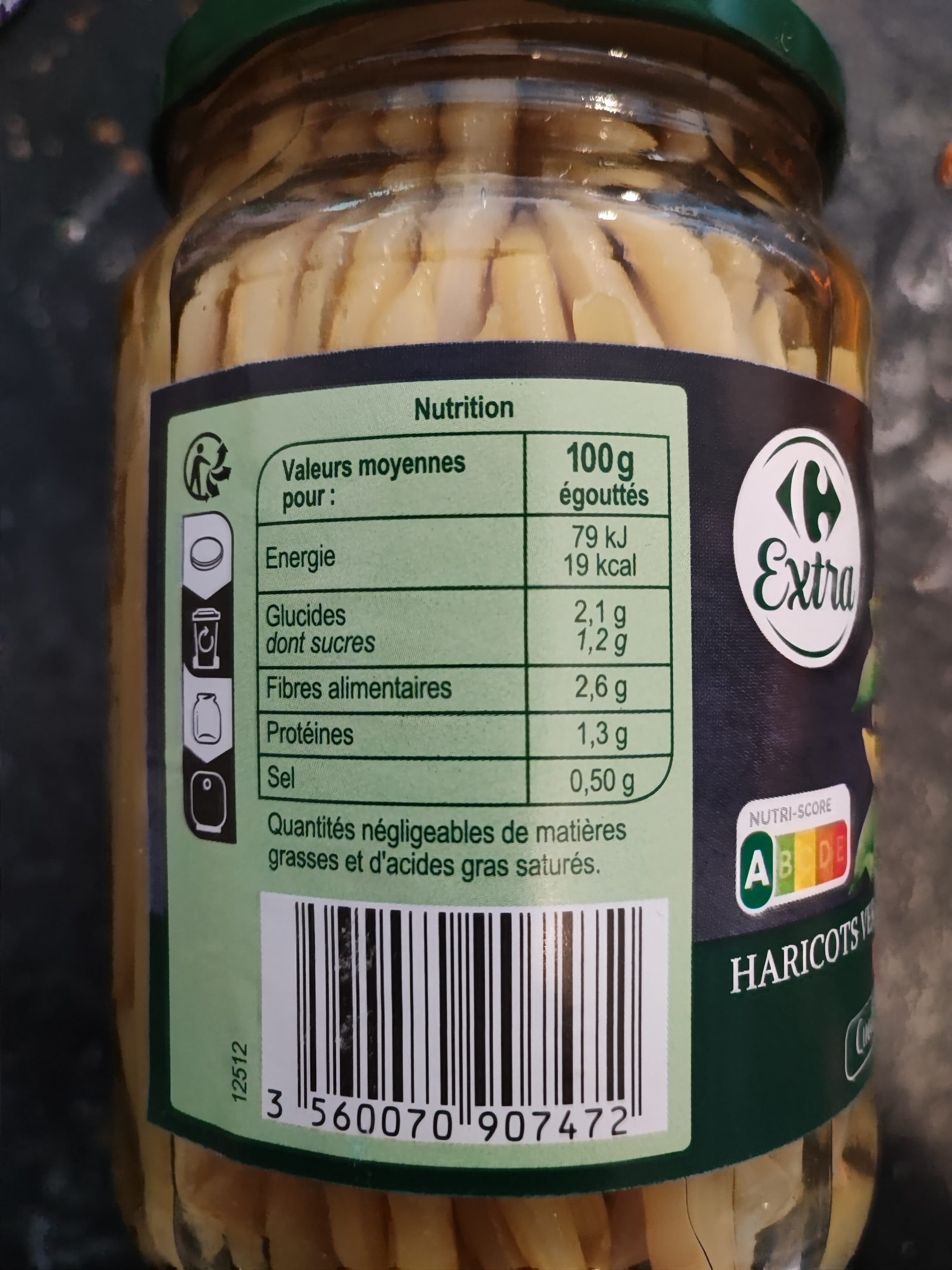 Carrefour Haricots verts & haricots beurre extra-fins packshot