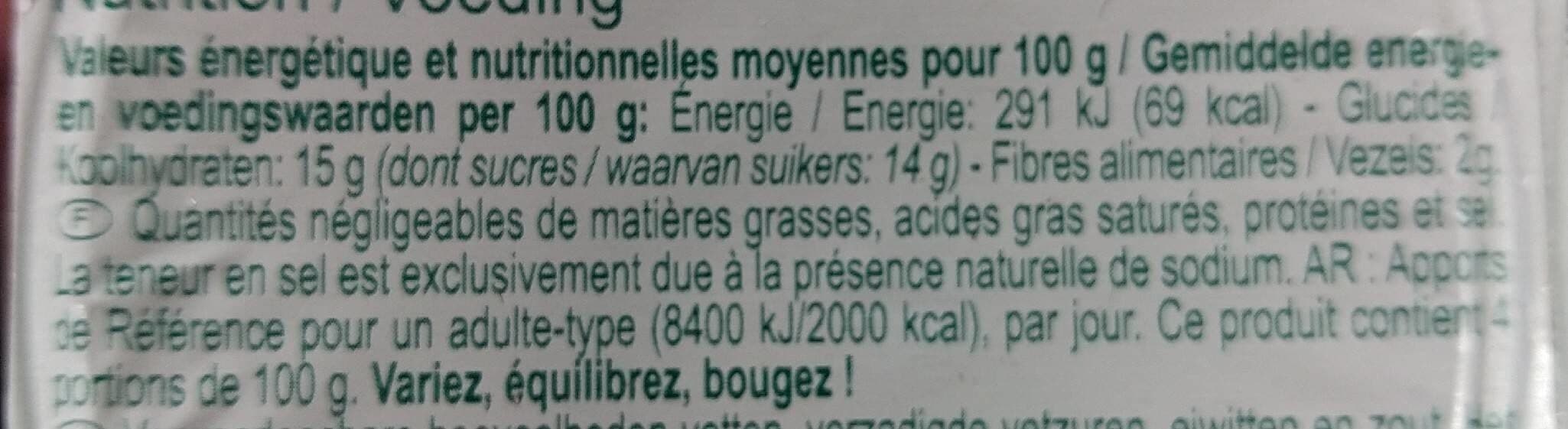 Carrefour Compote pomme banane allégée en sucre* packshot