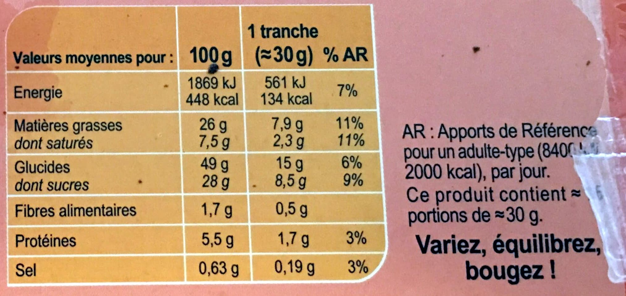 Carrefour Gâteau marbré packshot