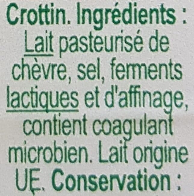 Carrefour Crottin de Chèvre packshot