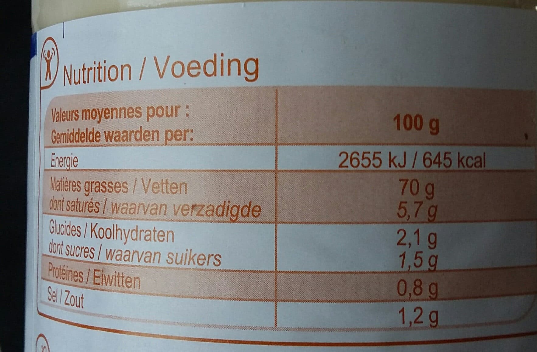 Carrefour Mayonnaise à la moutarde packshot
