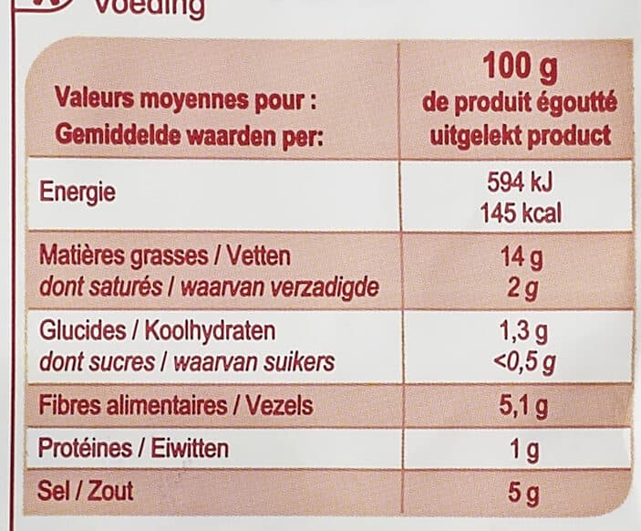 Carrefour Olives vertes entières packshot
