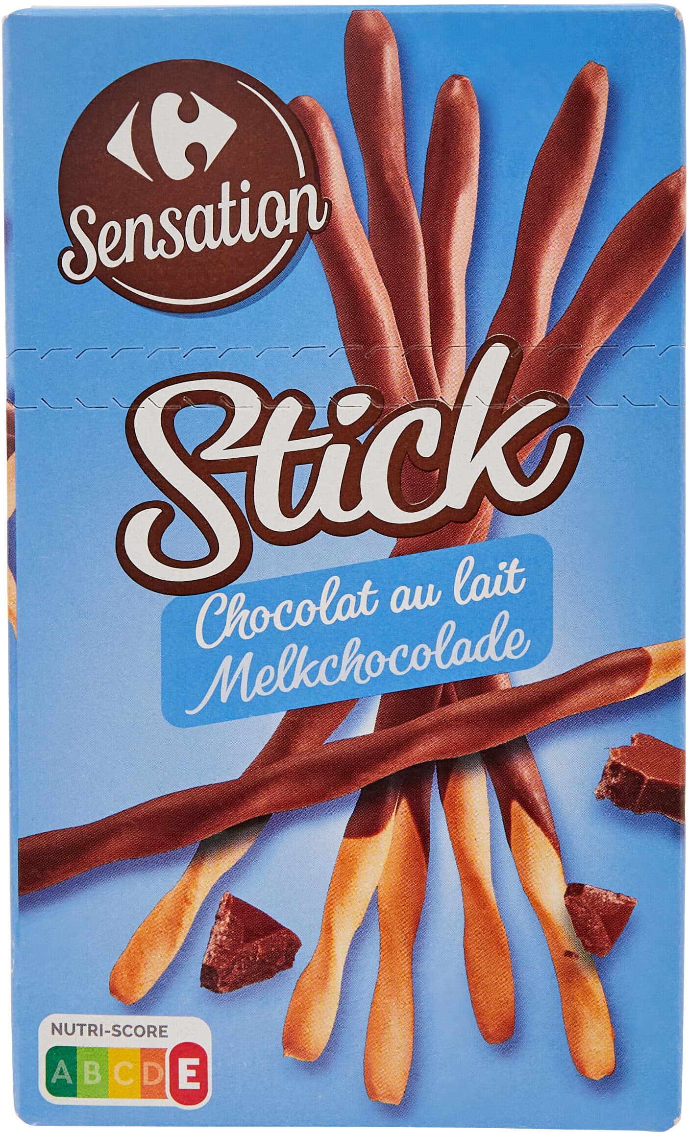 Carrefour Stick chocolat au lait packshot