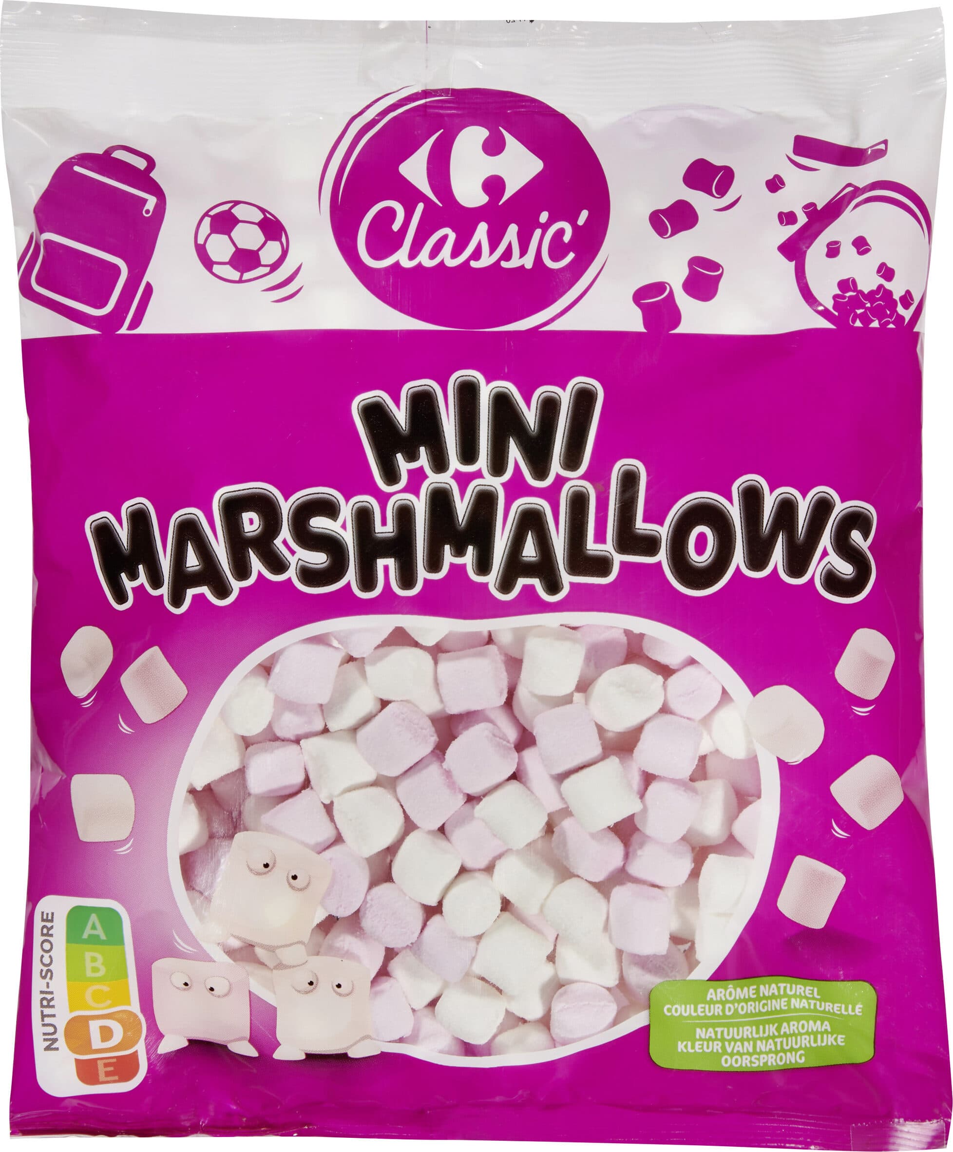 Carrefour Mini Marshmallows - arôme naturel de vanille packshot
