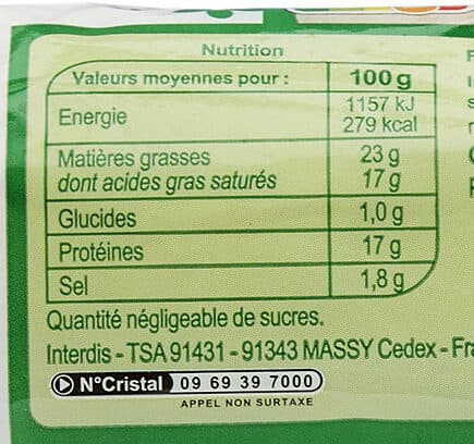 Carrefour Bûche de chèvre packshot