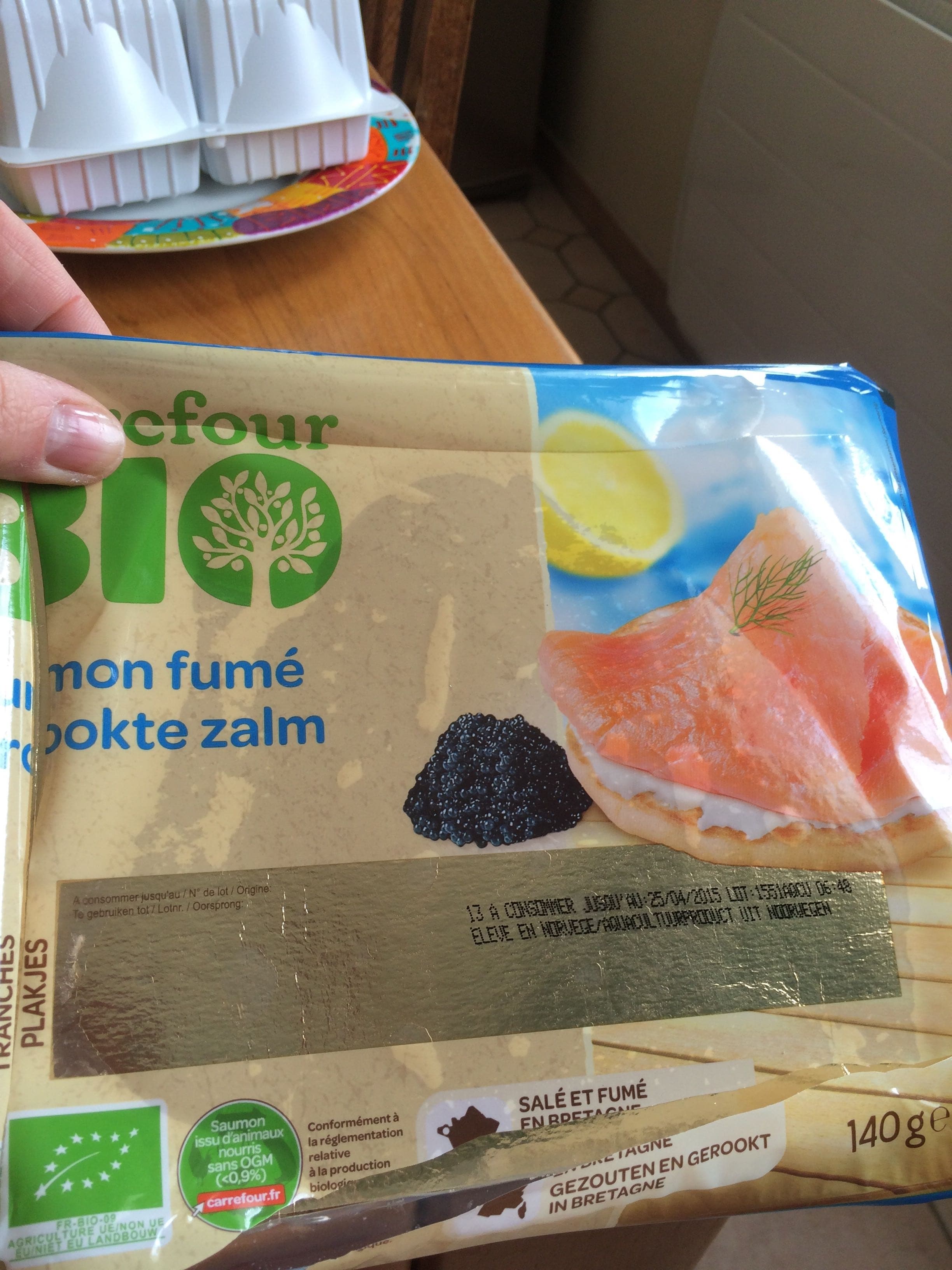 Carrefour BIO Saumon fumé packshot