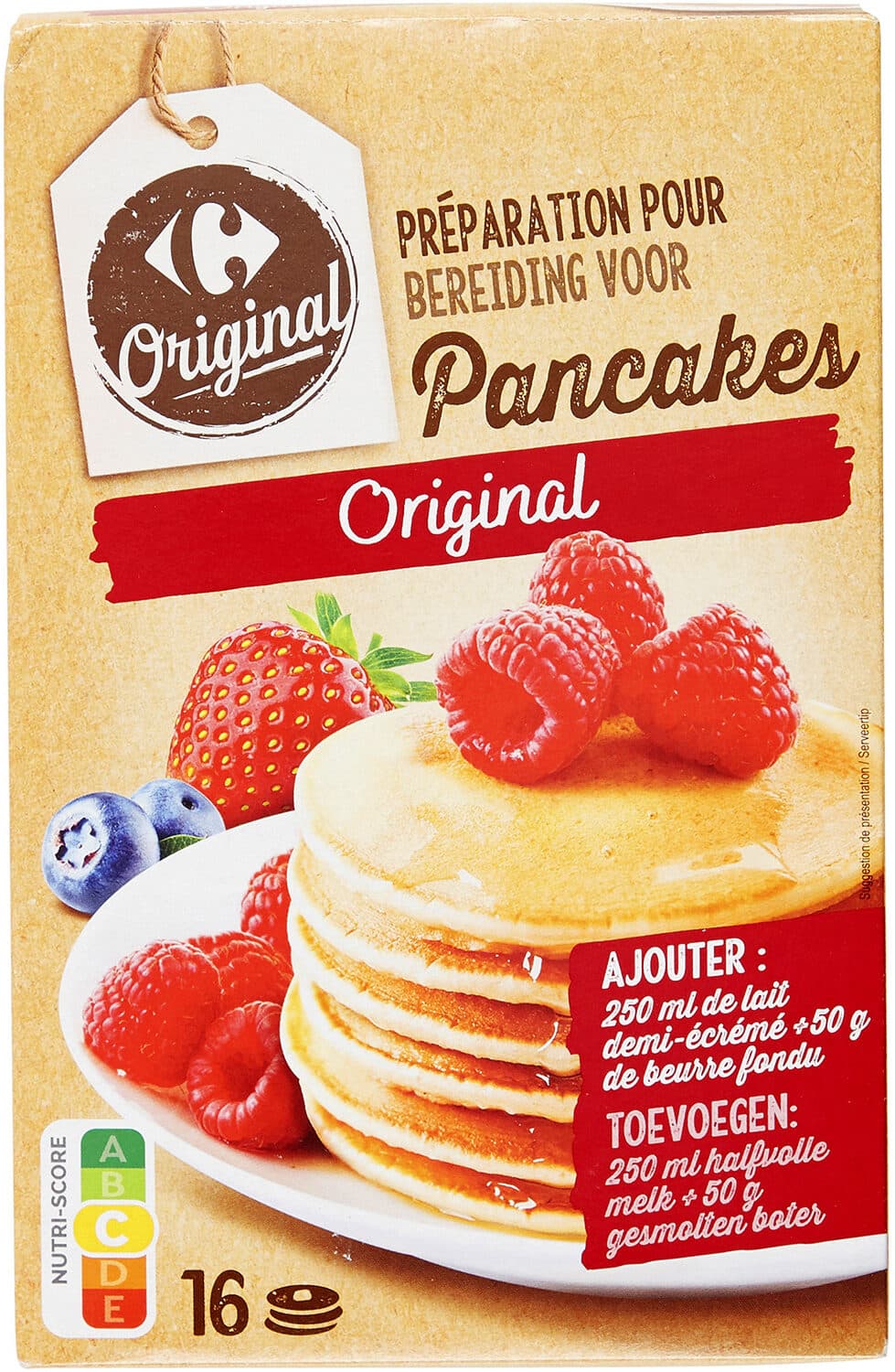 Carrefour Préparation pour pancakes Original packshot