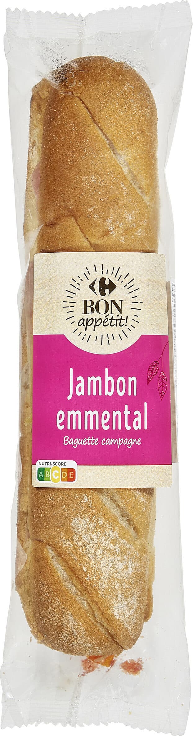 Bon App' BAGUETTE Jambon Emmental packshot