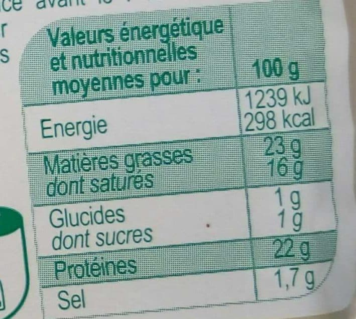 Produits Blancs Saint-Paulin (23 % MG) packshot
