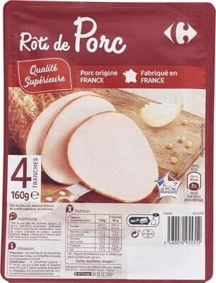 Carrefour Rôti de porc packshot