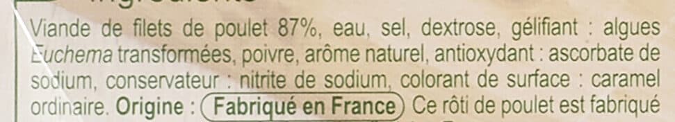 Carrefour Rôti de poulet packshot