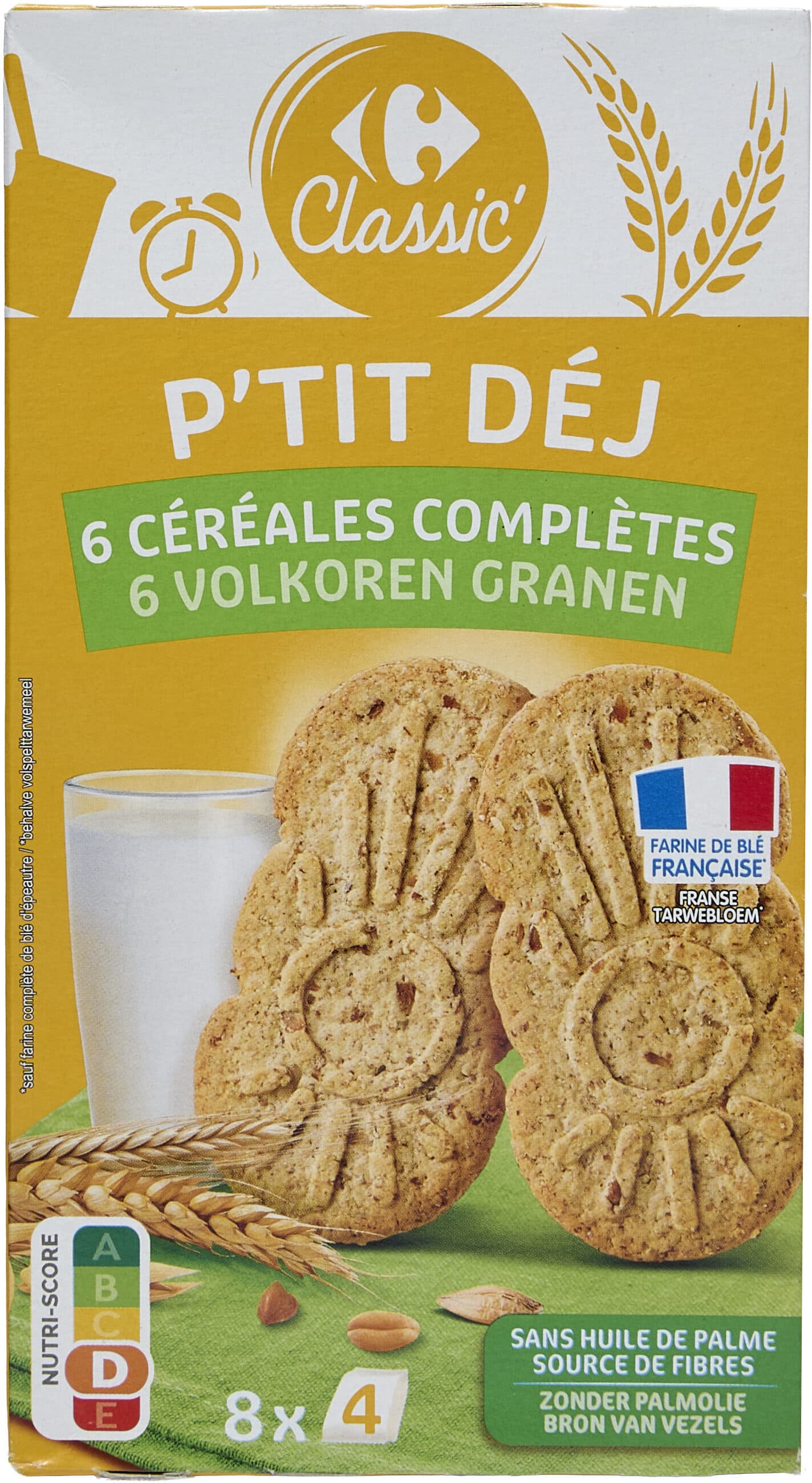 Carrefour P'tit Déj 6 céréales complètes packshot