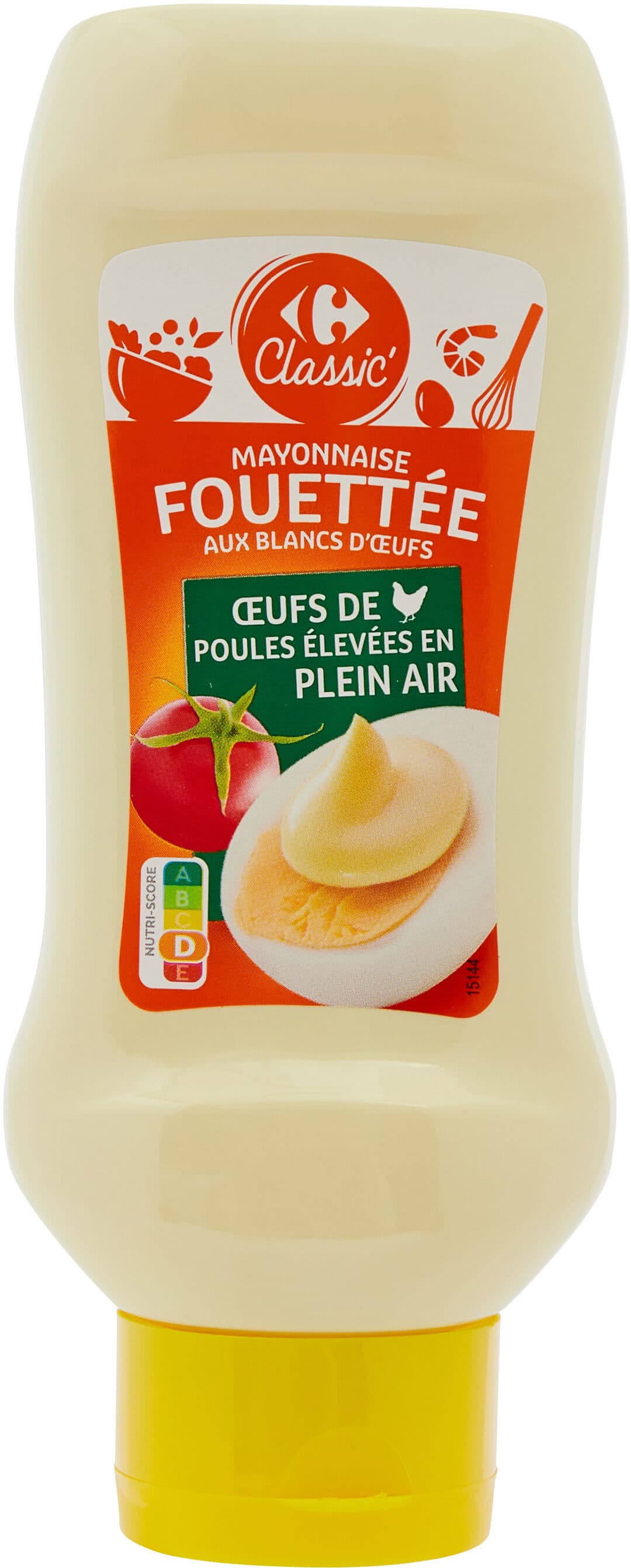 Carrefour Mayonnaise fouettée aux blancs d'œufs packshot