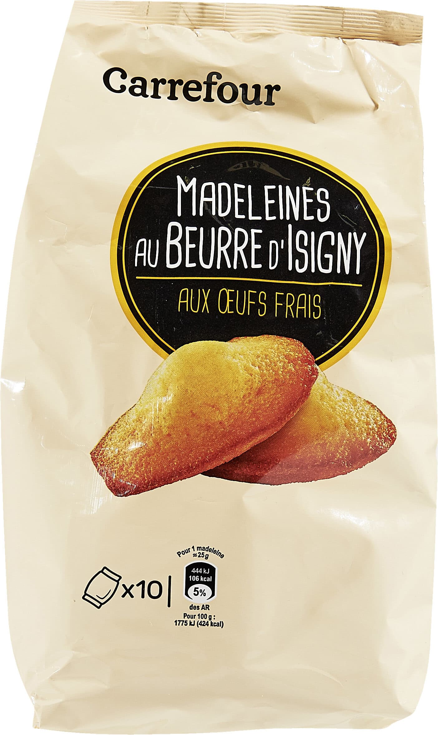 Carrefour Ma Madeleine au beurre d'Isigny packshot