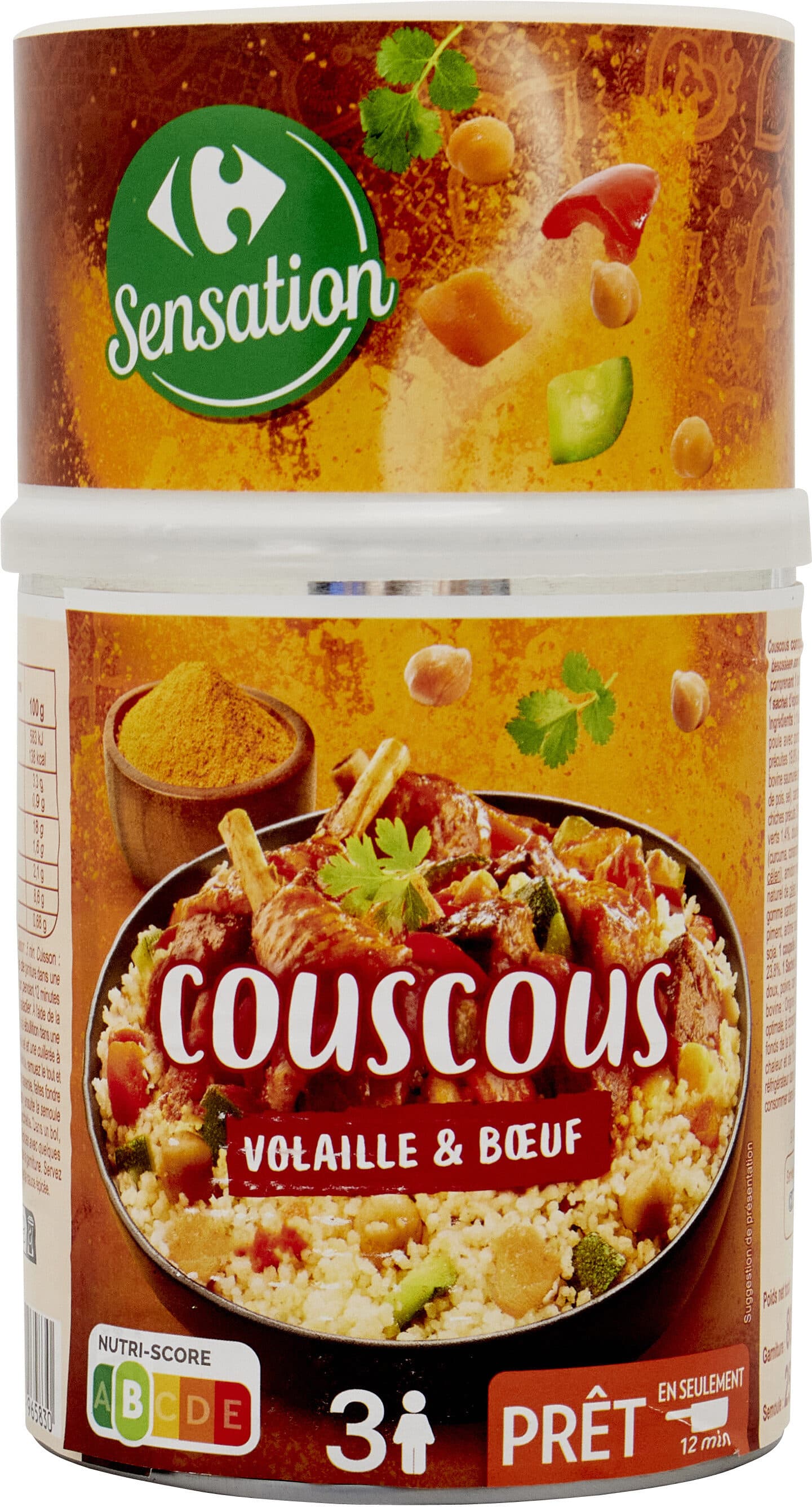Carrefour Couscous Volaille & Bœuf packshot