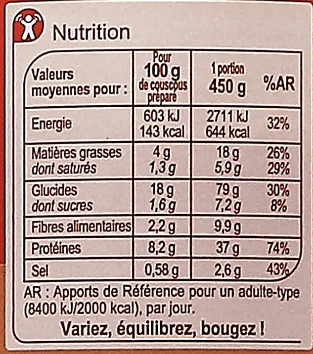 Carrefour Couscous Volaille & Bœuf packshot