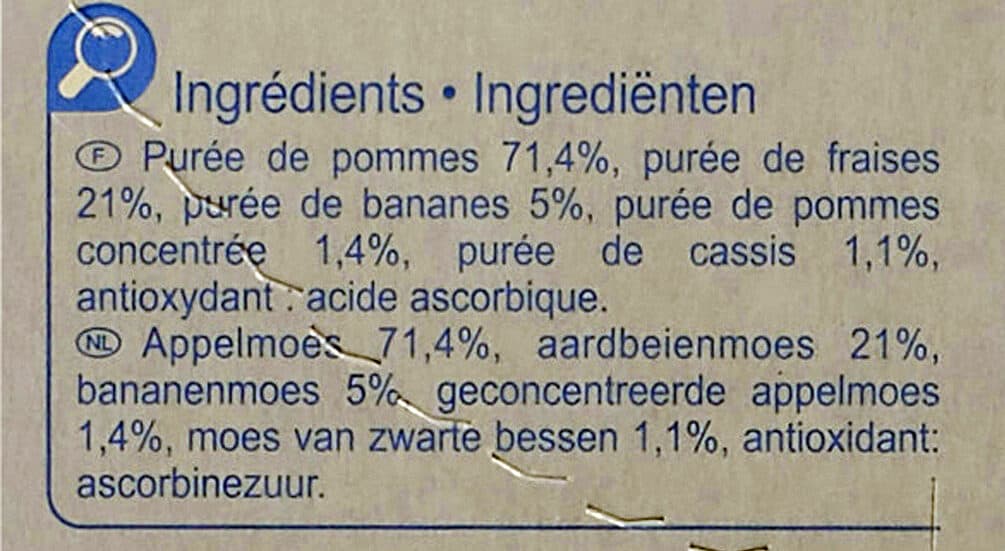 Carrefour FRUIT &Cie POMME FRAISE packshot