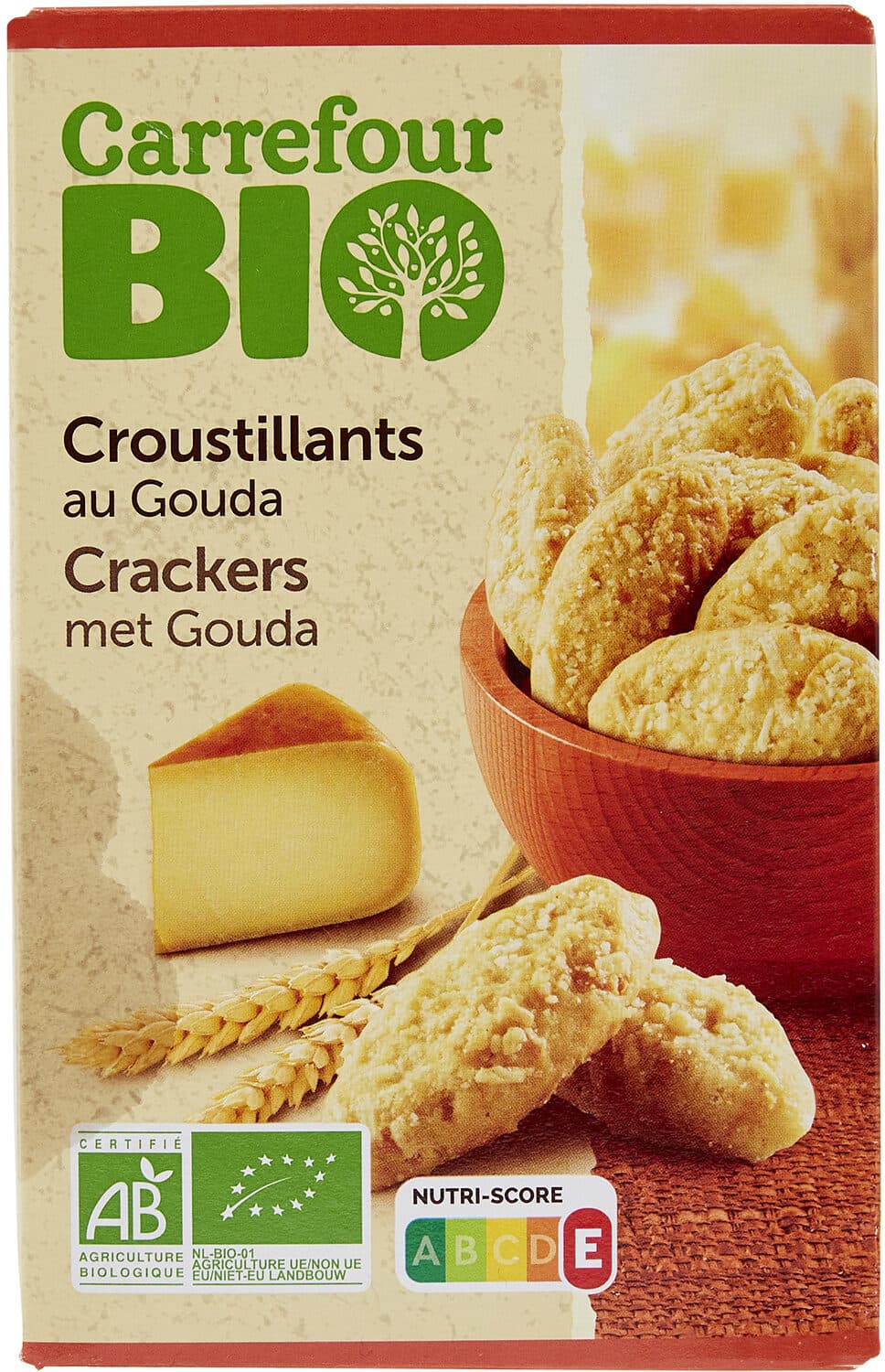 Carrefour BIO Croustillants au Gouda packshot