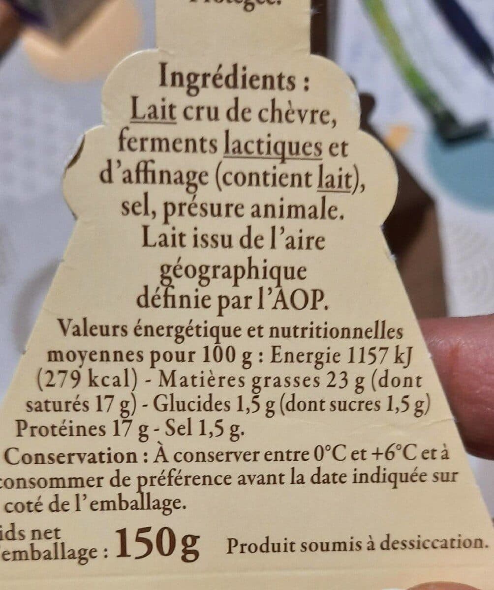 Carrefour Petit-Pouligny Saint-Pierre AOP Fromage de chèvre au lait cru packshot